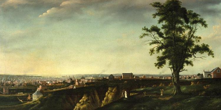 Francis Guy View of Baltimore from Chapel Hill oil painting picture